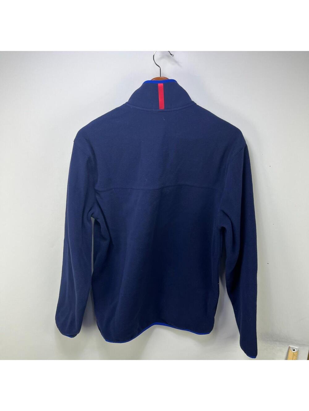 Vintage Polo Ralph Lauren Snap Fleece Sweater Medium Pony - Picture 9 of 11